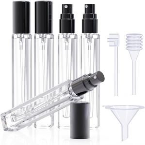 Atomizador de Perfume de Lujo de 30 ml con Pulverizador, Botella de Perfume Recargable de Vidrio Grueso Cuadrado de 1 oz con Cuello de Rosca y Pantalla - Product Image 1