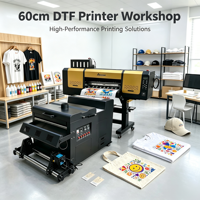 Máquina de Impresión de Transferencia Térmica DTF 600 para Camisetas, Impresora con Cabezal de Impresión Dual Xp600 I1600 I3200