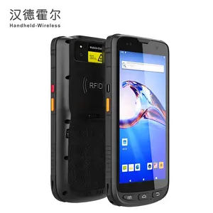 Rugged Android Barcode Scanner Rugged IP65 Android 10.0 Handheld Terminal With Barcode Scanner And Low Frequency Rfid Waste Bin Reader
