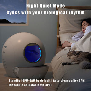 Lettiera Automatica per Gatti Grande, Anti-Graffio, Anti-Adesiva, Portatile, Inodore, Controllabile tramite App, Autopulente, per Viaggi - Product Image 5