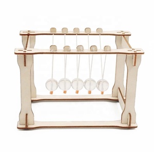 Fai da te <span class=keywords><strong>Newton</strong></span> culla scrivania tavolo Decor vetro pendolo palla <span class=keywords><strong>Newton</strong></span> palla fisica scienza pendolo 5 vetro Balance Ball - Product Image 1