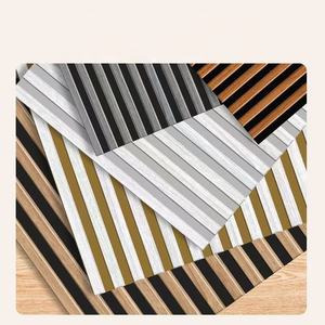 Rollo de papel tapiz de espuma XPE moderno, autoadhesivo, a rayas, geométrico, pegatina de pared, antiestático, impermeable para rejilla de sala de estar - Product Image 4