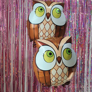 CYmylar Custom Shape Owl Foil Balloons Globos Magical Wizard <strong>Party</strong> <strong>Supplies</strong> Balloons Congrats Owl Balloons - Product Image 5