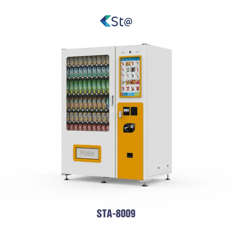 Commercial Pizza Vending Machine Oven Heating Hot Instant Food Fully Automatic Making Pizza Vending Machine