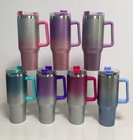 Botol Tumbler Speaker Musik Outdoor Kustom dengan Bluetooth, Tutup, Sedotan, Dinding Ganda, Terisolasi, Bahan Stainless Steel