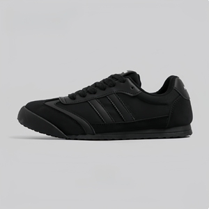 Zapatos de entrenamiento alemanes negros para mujer, nuevos de verano, con cordones, planos, informales, para estudiantes, estilo urbano, versátiles - Product Image 3