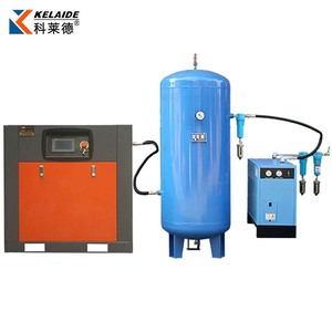 Industrial Lubricated Screw <b>Air</b> Compressor with 200L-300L Tank 380V 50Hz 8bar 10bar Low Noise - Product Image 3