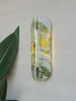 Applique murale LED moderne en marbre vert, lampe décorative de luxe en pierre naturelle pour chambre, salon, hôtel, villa