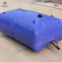 Vente d'usine en gros de réservoirs d'eau en bâche PVC pour la conservation agricole et le stockage d'eau d'urgence