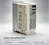 Convertidor de Frecuencia VFD Yaskawa CIMR-AB2A, Control Vectorial, 220V, IP20, DC-AC, 0.4KW-3.0KW, Monofásico, para Uso Industrial