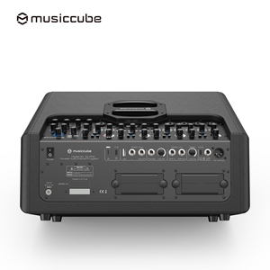 Musiccube Sistema PA Portatile a Colonna da 480W, Altoparlante Professionale con DSP e Bluetooth per Eventi dal Vivo e Matrimoni - Product Image 1