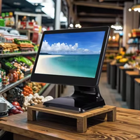 Systèmes de point de vente pratiques de 15/15,6 pouces, machines personnalisées pour les points de vente, pour les restaurants, le marché, la vente au détail