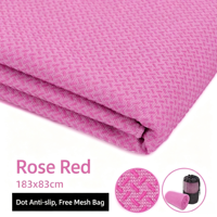 Serviette de yoga en coton naturel, séchage rapide, absorbante, anti-choc, antidérapante, certifiée ROHS, pour la maison, la salle de sport et les voyages