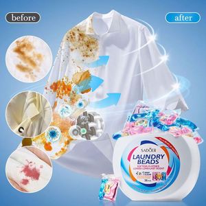 Perlas de Lavandería SADOER OEM, Limpieza Profunda de la Ropa, Eliminación de Manchas, Perlas de Gel, Perfume Natural a Base de Hierbas, Detergente para Ropa - Product Image 5