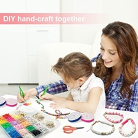 Kit d'accessoires de bijoux DIY en tissu brocart 100 % acrylique, best-seller transfrontalier, pour la création artisanale de bracelets et colliers