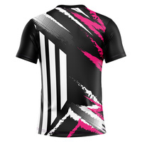 Maillot d'e-sport personnalisé imprimé sur toute la surface, design gratuit, impression par sublimation intégrale de haute qualité, t-shirts d'e-sport pour équipes professionnelles