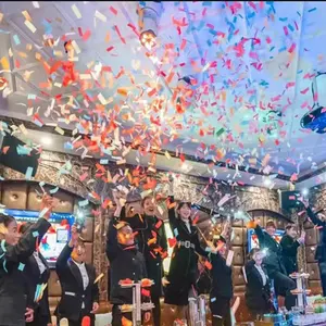 Éclairage de scène fête feux d'artifice pistolet Machine feu d'artifice électronique Gatling confettis canon souffleur mariage Performance salut pistolet - Product Image 5