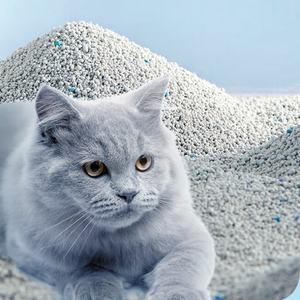 Litière pour chat en vrac facile à nettoyer, sable pour chat parfumé au café, au citron et à la lavande, litière agglomérante en bentonite pour chat - Product Image 1