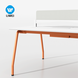 LIWEI Modern 4-6 Seater Wood Office <strong>Desk</strong> Open Plan Workstation Commercial Grade Team Computer Working <strong>Desk</strong> <strong>Unit</strong> - Product Image 2