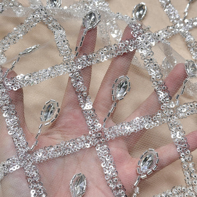 Buy In Bulk Diamond Lace Fabric 1k+ | Alibaba.com