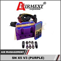 AIRMEXT/SN X5 V3 (Violet)/Système de suspension pneumatique de qualité supérieure, système de contrôle électronique/contrôleur pour tout modèle de voiture