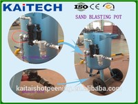 KAITECH Système complet de blaster sans poussière 200L avec cabine et cuve pour un ponçage et un décapage de surface efficaces