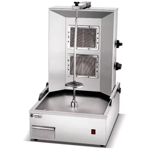 Commerciale Gas Shawarma Grill per ristoranti verticale Kebab rosticceria 304 acciaio inossidabile - Product Image 5