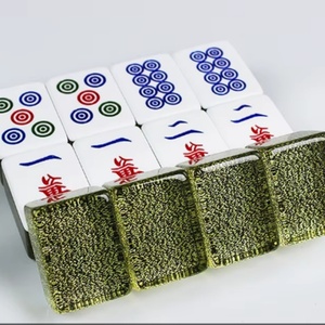 Juego de Mahjong Estilo Americano de Alta Gama con Fichas de Acrílico Transparente, para Juego Diario Familiar y Entretenimiento - Product Image 4