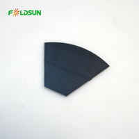 Panel Surya Silikon Monokristalin Bentuk Khusus PET PERC Efisiensi Tinggi 22,4% OEM Sel Surya Fleksibel Non-standar untuk IoT