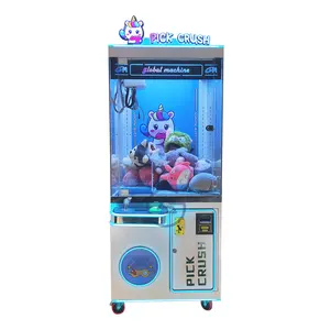 China Munt Duwer Poppen Vanger Games Machine Muntbediende Speelgoed Arcade Kraan Klauw Machine