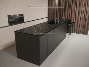 <span class=keywords><strong>Dalle</strong></span> <span class=keywords><strong>de</strong></span> pierre frittée noire moderne Carrelage en pierre émaillée complète du corps Revêtement <span class=keywords><strong>de</strong></span> sol en <span class=keywords><strong>moquette</strong></span> Pierre frittée en porcelaine pour réception d'hôtel - Product Image 5