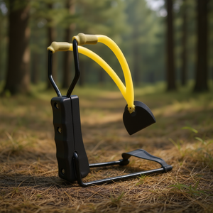 Tirachinas Plegable de Metal Negro para Caza y Deportes al Aire Libre, Modelo D0100XU6NPW - Product Image 2