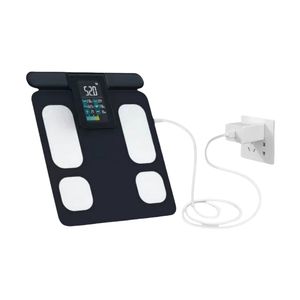 Leaone Wholesale Smart Body Fat <strong>Scale</strong> 8-Electrode LCD Display Weight BMI Measuring <strong>WiFi</strong> Connectivity Battery Powered Max 180kg - Product Image 4