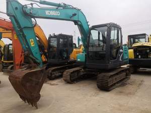 Excavadora de orugas hidráulica Kobelco Sk75 7Ton usada con menos horas en buen rendimiento Sk60 Sk200 - Product Image 5