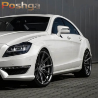 Jantes forgées pour voitures particulières Brush Silver 17 18 19 20 22 pouces 5x100/5x112/5x114.3/5x120/5x115 pour Audi BMW M5 X5m M2 M3 Benz
