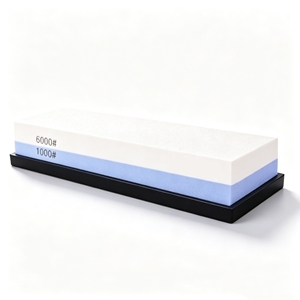 Pierre à aiguiser double face en corindon blanc, grain 1000 à 8000, écologique et durable, pour <span class=keywords><strong>couteaux</strong></span> de cuisine - Product Image 5