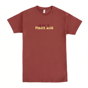 Camiseta Pirate King color granate unisex talla mediana para adultos - Product Image 2