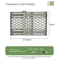Nouvelle clôture rétractable pour animaux de compagnie, clôture pour chat, escalier en plastique, barrière de protection de porte, sécurité pour bébé, porte d'isolation