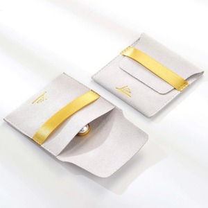 Luxury Anti-Dust Leather Pouch Display Bag Elegant Premium Jewelry Packaging for Bracelet Necklace - Product Image 2
