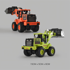 Camion de transport de voitures jouet pour enfants avec rampe mobile, véhicule de transport à rétrofriction pour jeu d'imitation et jeux imaginatifs pour tout-petits - Product Image 4