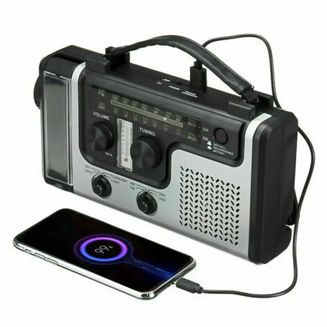 Hot Sale Portable Solar Weather Radio MW/FM/SW 1200mah Emergency Multiple Function Hand Crank Radio with USB TF Card & LED Lamp