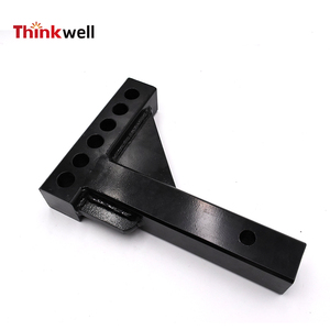 Réglable 5000lbs <span class=keywords><strong>Attelage</strong></span> Drop 4 Ball Mount 2 "Soudure Remorque Récepteur Noir Puissance Enduit En Acier Remorquage <span class=keywords><strong>Crochet</strong></span> De Remorquage Connexion - Product Image 4