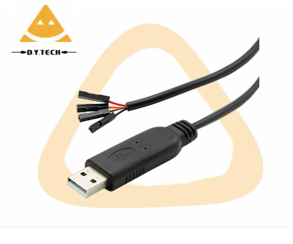 USB to TTL brushing machine programming cable FTDI232 chip industrial TTL-232R-WEUSB to DuPont 4P 1.8m