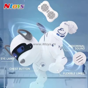 Perro robot de <span class=keywords><strong>control</strong></span> remoto con ojos LED multifunción de Venta caliente con acción biónica e inducción táctil para niños educación temprana - Product Image 6