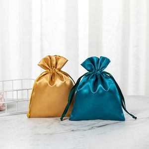 Bolsa de Satén Personalizada con Cordón para Maquillaje, Joyería Pequeña, Regalos, Relojes, Gafas, Pendientes, Collares, Anillos, Pulseras, Reciclable - Product Image 2