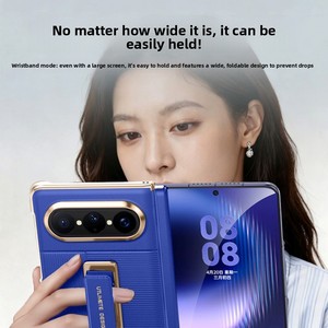 Étui de protection pour Huawei PuraX Max avec dragonne, cadre de protection de la charnière, coque de protection d'écran pliable tout-en-un tendance - Product Image 4