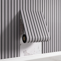 Rouleaux de papier peint à grille 3D modernes auto-adhésifs faciles à décoller pour la maison, la cuisine, la salle de bain et la décoration à motif géométrique