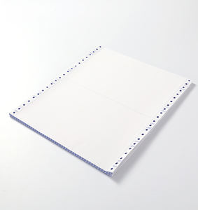 Papier autocopiant NCR de <span class=keywords><strong>haute</strong></span> qualité 9,5 x 5,5 pouces, formulaires continus, bleu, qualité d'impression informatique, longue durée de vie, qualité de roulage serré - Product Image 4