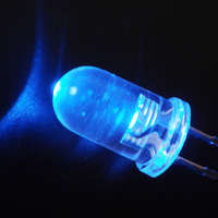 Puces TW haute luminosité 30 degrés 35 degrés 495-500nm 500-505nm vert cyan 5mm diode led trafic pour les signaux