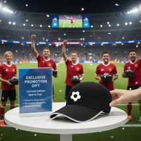 Casquette de baseball LED en coton à motif football scintillant – Idéale pour la culture des fans, le streetwear, les festivals de musique et les événements sociaux